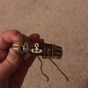 Wooden anchor Bracelet